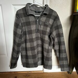 Mens North Face fleece quarter zip